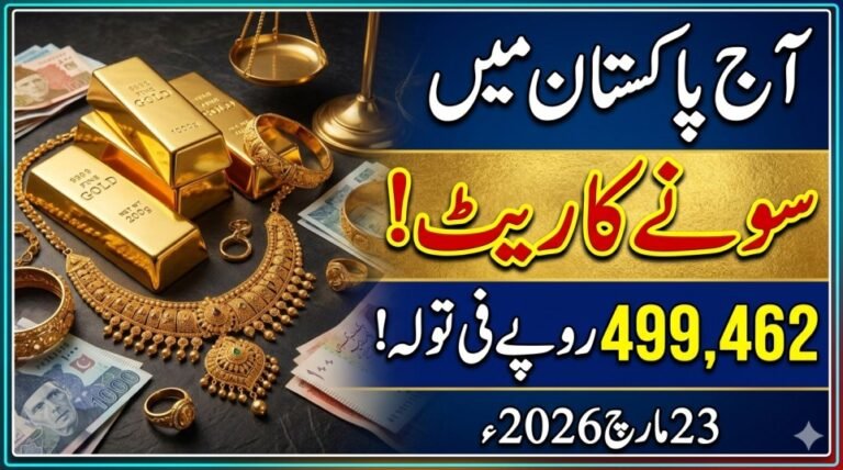 Gold Price Today in Pakistan – March 23, 2026 Update