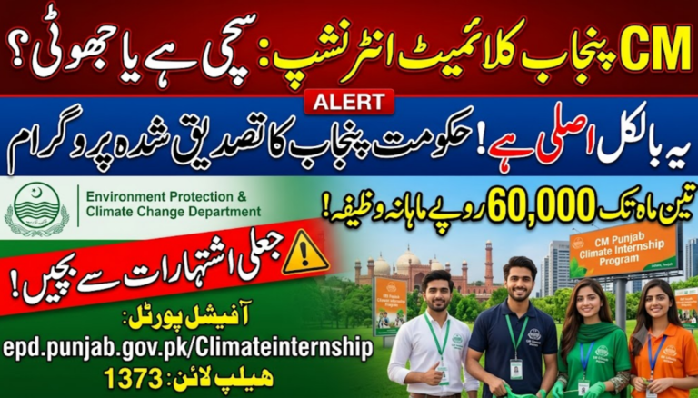 Is CM Punjab Climate Internship Legit?